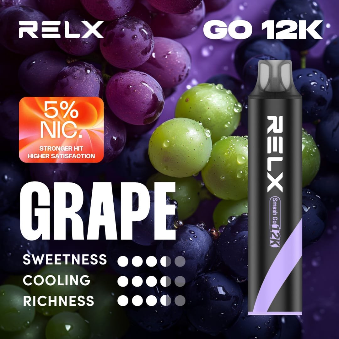 RELX 悅刻Smash Go12000口一次性電子煙|悅刻拋棄式設計新手也好上手:圖片 2